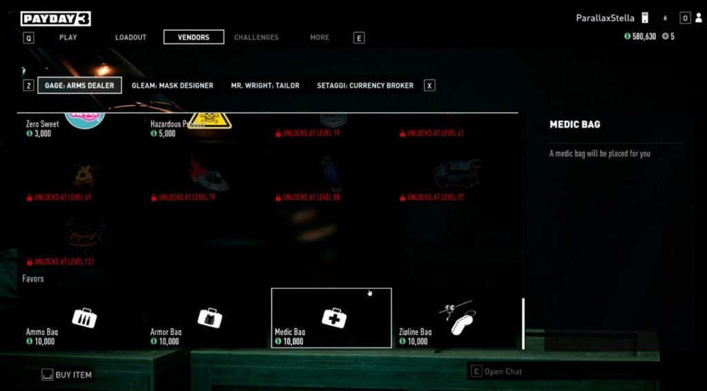 Payday 3 магазин