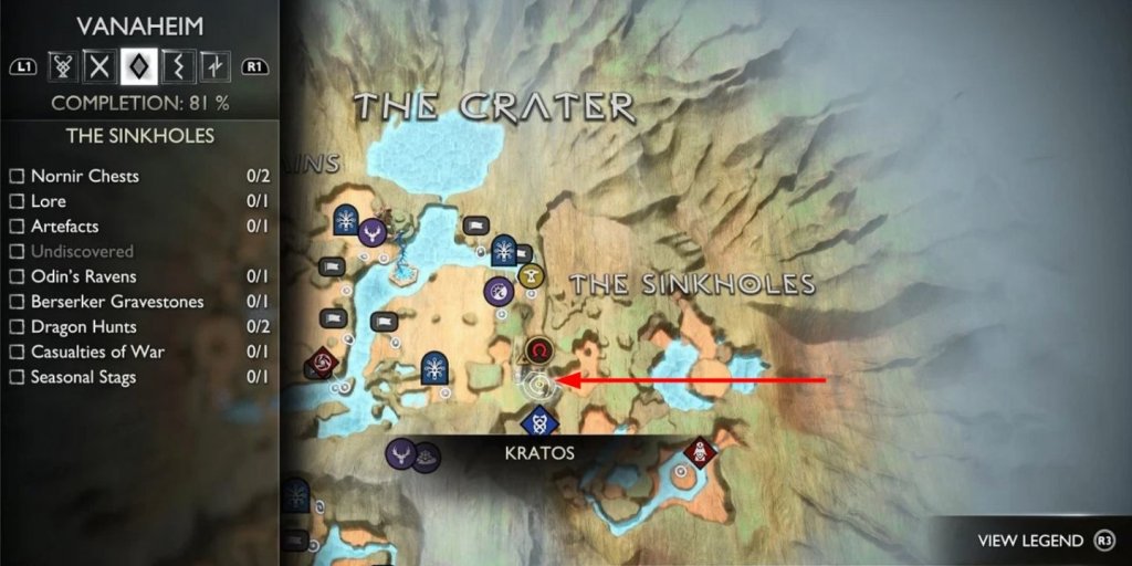 God Of War: Ragnarok сундуки Норн