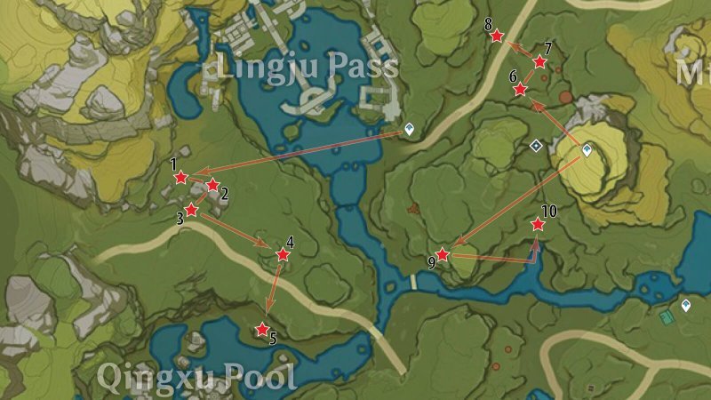 Обломки белого железа в Genshin Impact 20