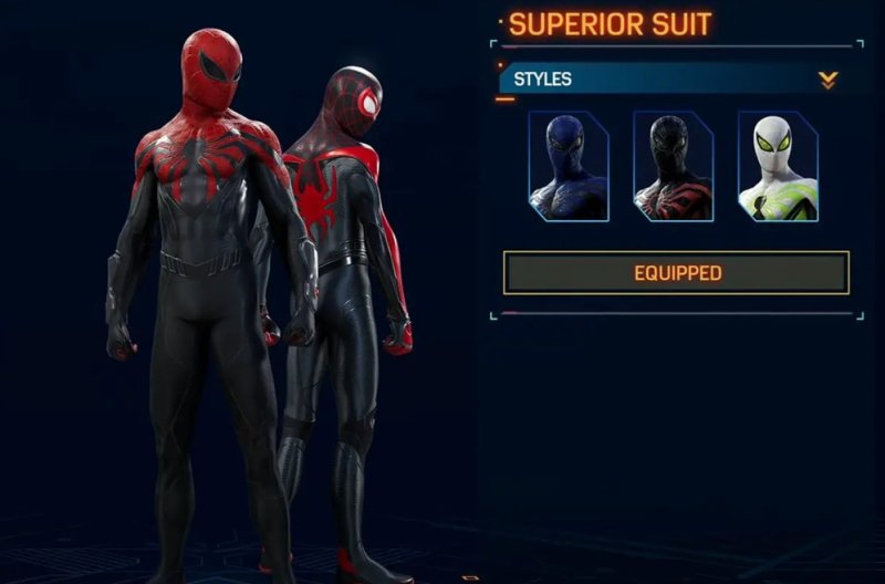 Spider-Man 2 все костюмы Человека-паука