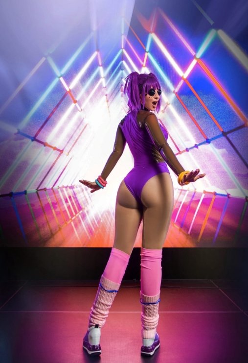 Косплей Purple Force, Red Menace и Blue Moon из Cyberpunk 2077