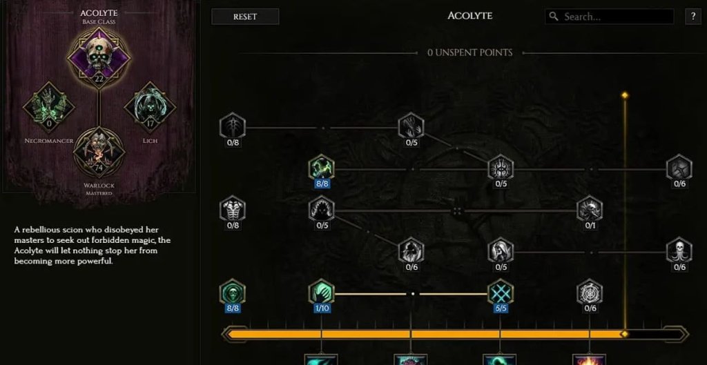 Last Epoch лучшие билды Чернокнижника