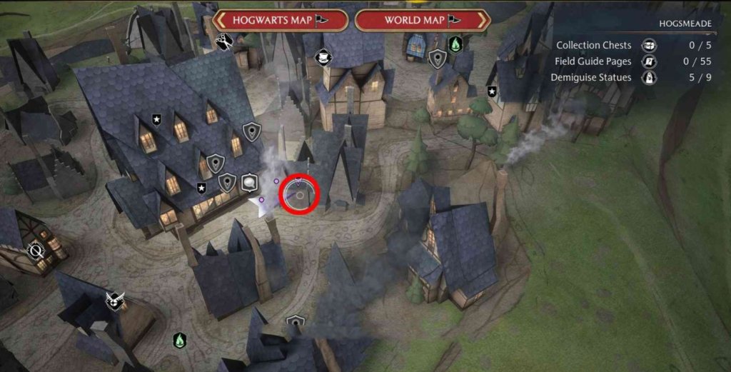 Hogwarts Legacy все статуэтки демимасок