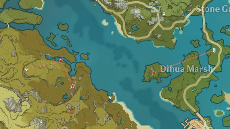 Обломки белого железа в Genshin Impact 39