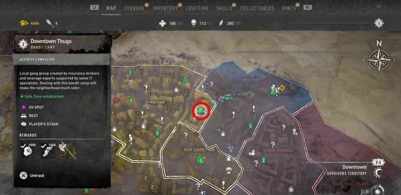 Все лагеря бандитов в Dying Light 2 4