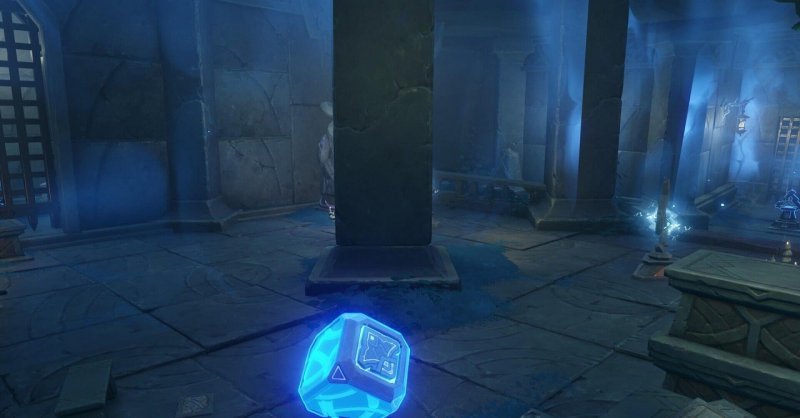 Genshin Impact головоломка в секретной комнате в теснине 4