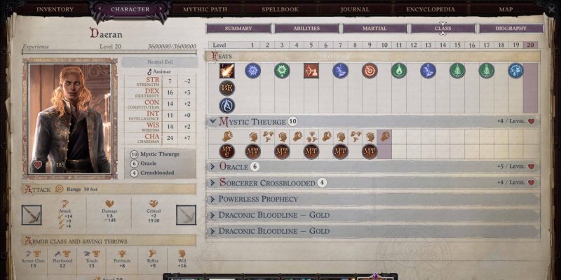 Pathfinder: Wrath of the Righteous гайд на дейрана 4