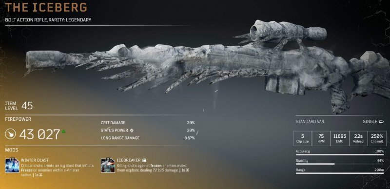 Легендарное оружие в Outriders 16