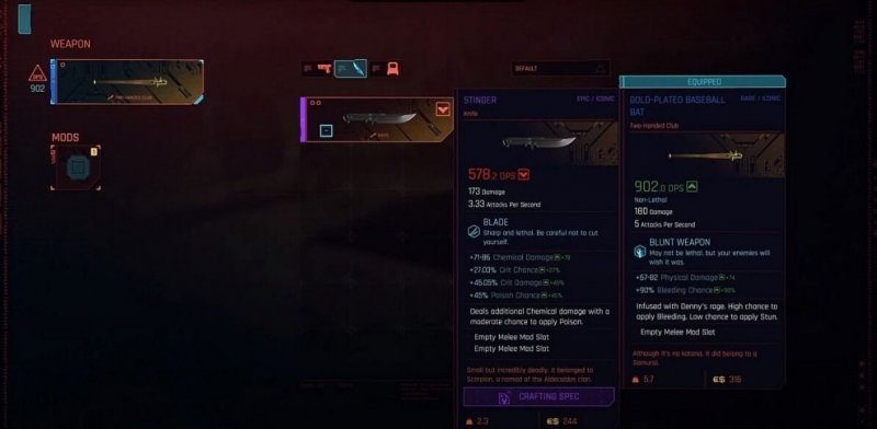 Cyberpunk 2077 жало 1