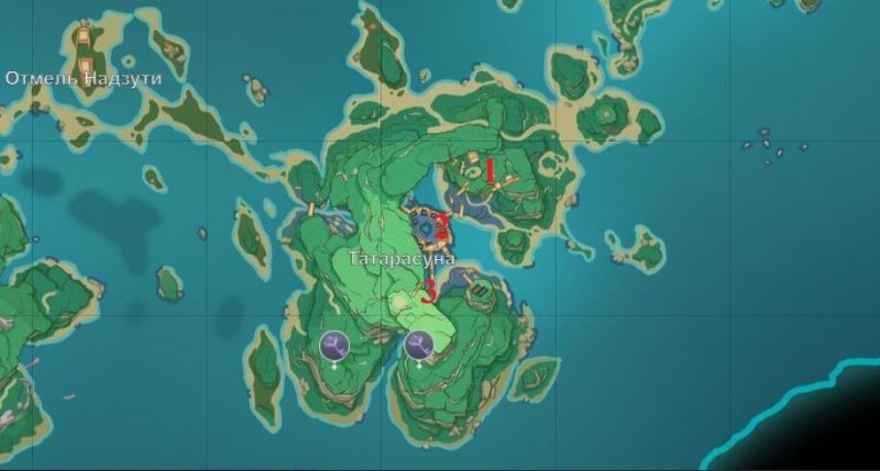 Genshin Impact 2.0 где найти Кацурагикири Нагамаса 1