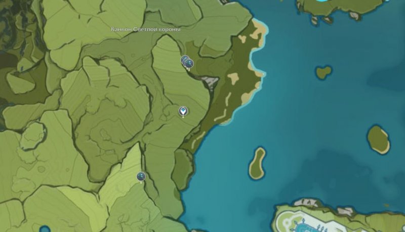 Genshin Impact где найти траву-светяшку 6