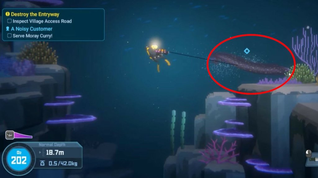 Dave the Diver мурена