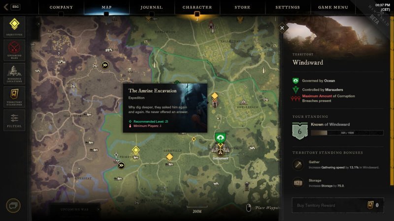 New World гайд по экспедициям 2