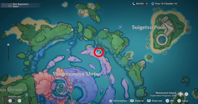 Genshin Impact как решить головоломки с релейными камнями на Ватацуми 7