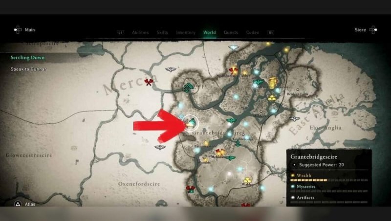 Assassin's Creed Valhalla карты сокровищ 5