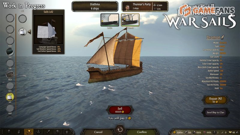 Mount and Blade 2 морские сражения