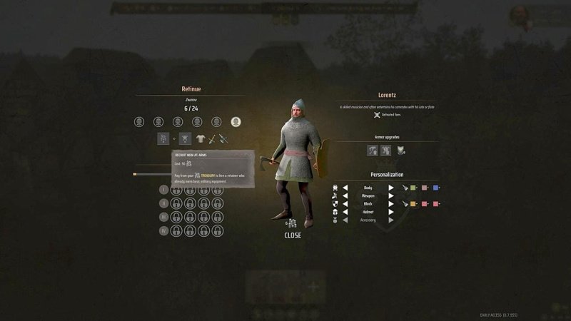 Manor Lords армия