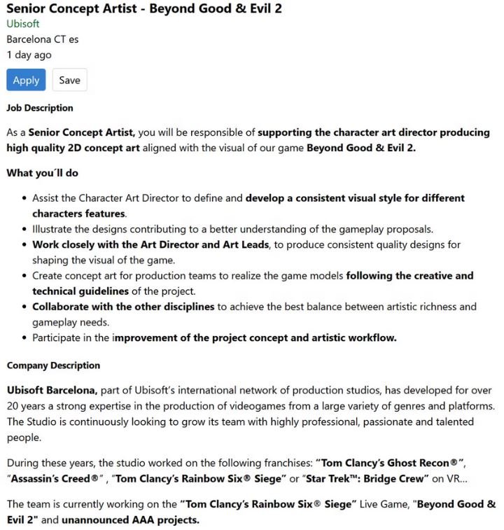 Beyond Good and Evil 2 арты