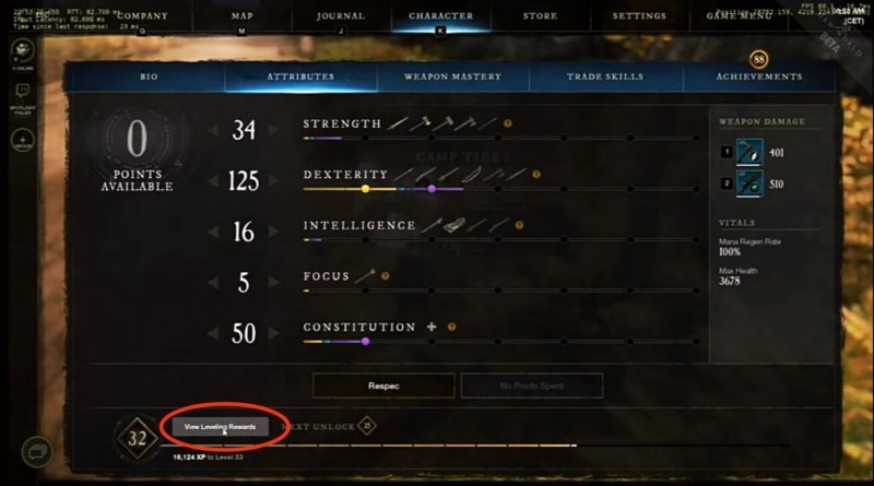 New World как улучшить лагерь до 2 уровня