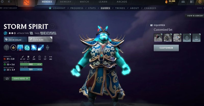 Dota 2 Шторм Спирит гайд