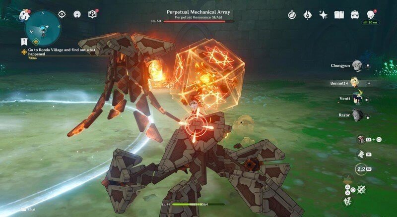 Genshin Impact как победить бессмертное механическое множество 4