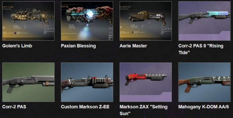 Outriders оружие 4