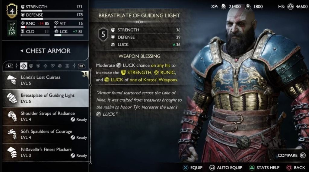 God of War: Ragnarok лучшая броня в игре