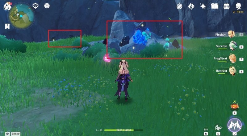 Обломки белого железа в Genshin Impact 57