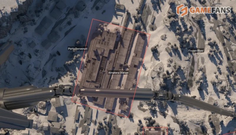 Карта Pendola Pass в ARC Raiders