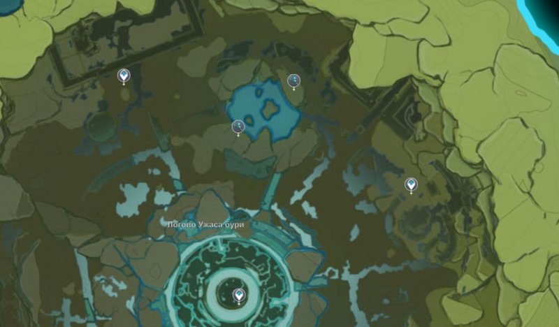 Genshin Impact где найти траву-светяшку 7