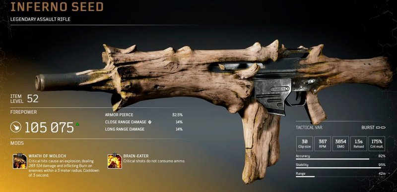 Легендарное оружие в Outriders 20