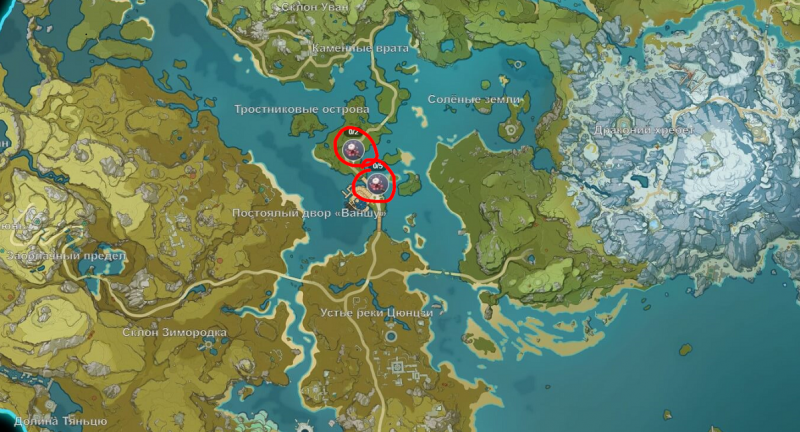 Genshin Impact где найти шелковицу 8