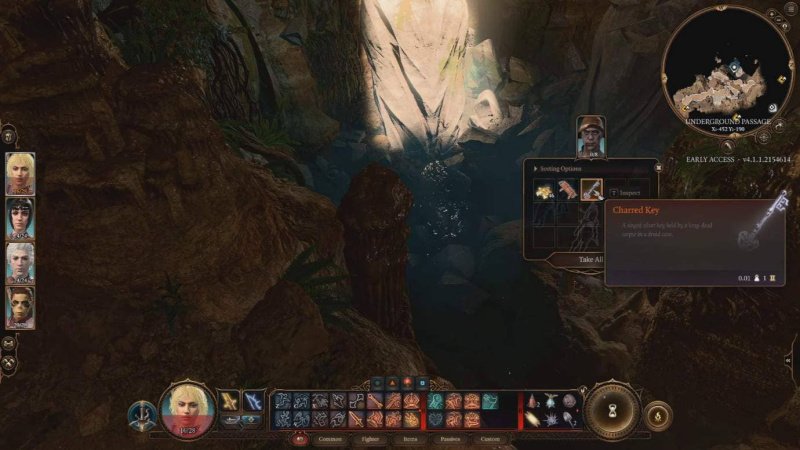 Baldur`s Gate 3 обгоревший ключ