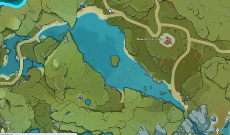 Genshin Impact где найти траву-светяшку 5