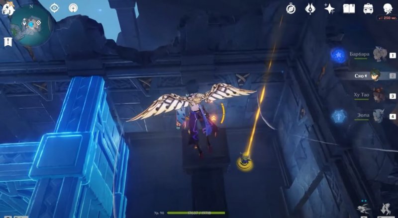 Genshin Impact как пройти лабиринт в храме вечной ночи 4