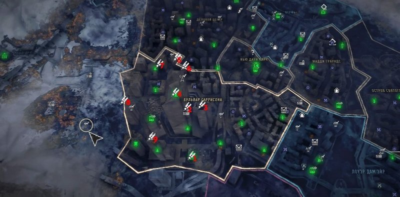 Карта ингибиторов в Dying Light 2 9