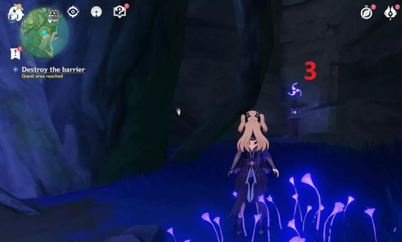 Genshin Impact как разрушить барьер в лесу тиндзю 2