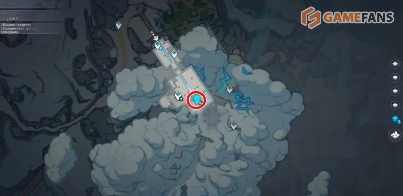 Картины в Доме Гесперид в Genshin Impact