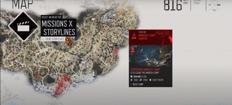 Days Gone засадные лагеря 8