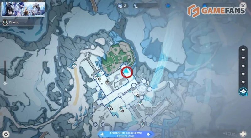 Все Криокулы на Морозном пике в Genshin Impact