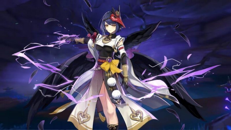 Genshin Impact 2.1 кудзе сара