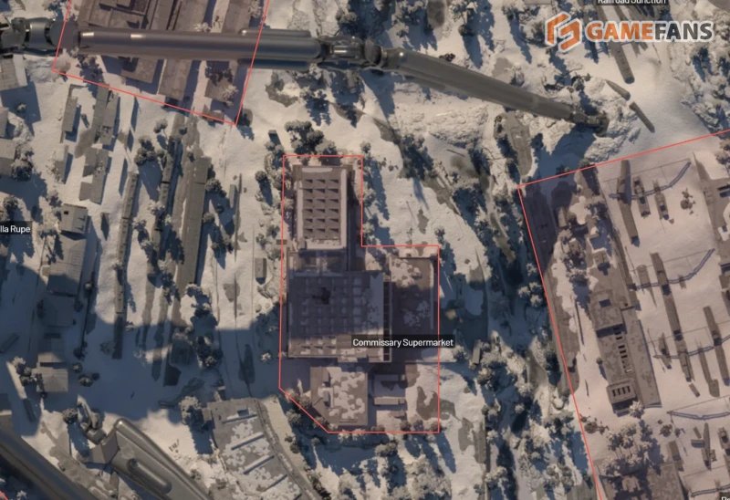 Карта Pendola Pass в ARC Raiders