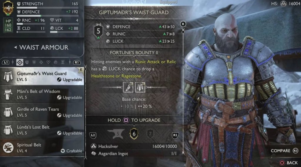 God of War: Ragnarok лучшие билды