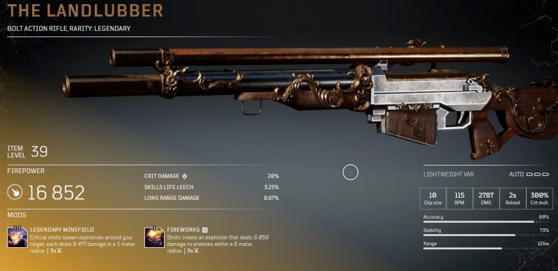 Легендарное оружие в Outriders 17