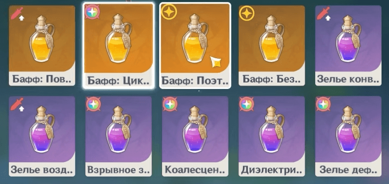 Гайд по ивенту Исследование зелий в Genshin Impact 2.4 3