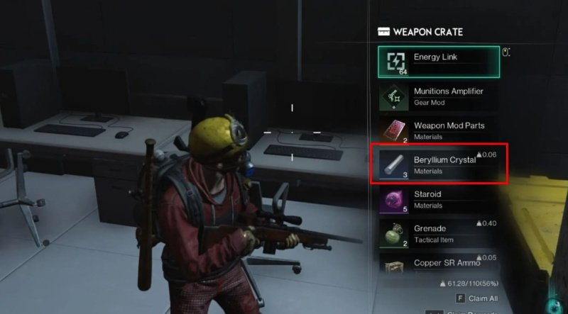 Once Human кристаллы бериллия