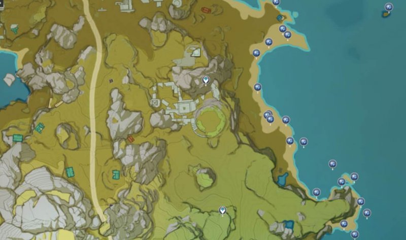 Genshin Impact где найти звездную ракушку 3