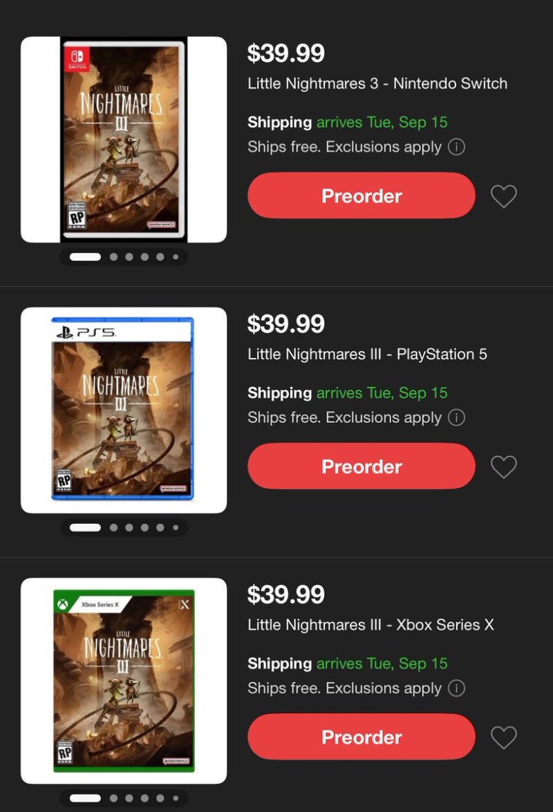 Little Nightmares 3 релиз