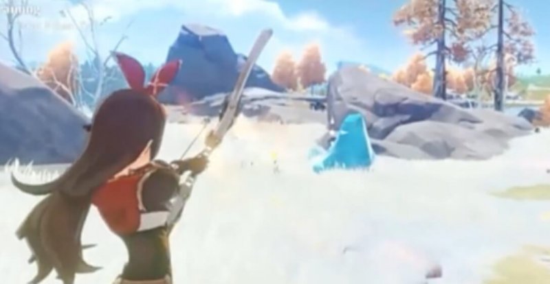 Genshin Impact белая пыль и снежная тень 2