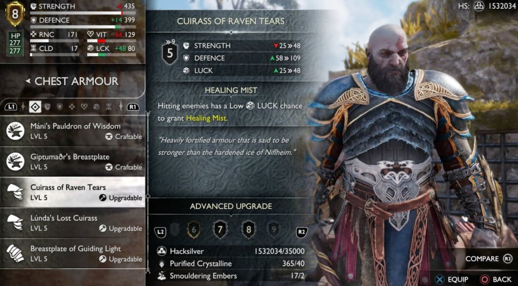 God of War: Ragnarok лучшие билды